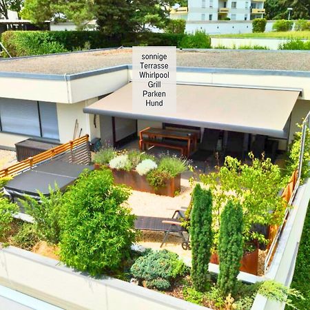 Sonnenterrasse - 3 Schlafzimmer, Whirlpool & Alpenblick - Perfekt Fuer Romantik Oder Familienurlaub Mit Kind , Hund Willkommen By Ferienwohnenamsee - Uberlingen Ngoại thất bức ảnh