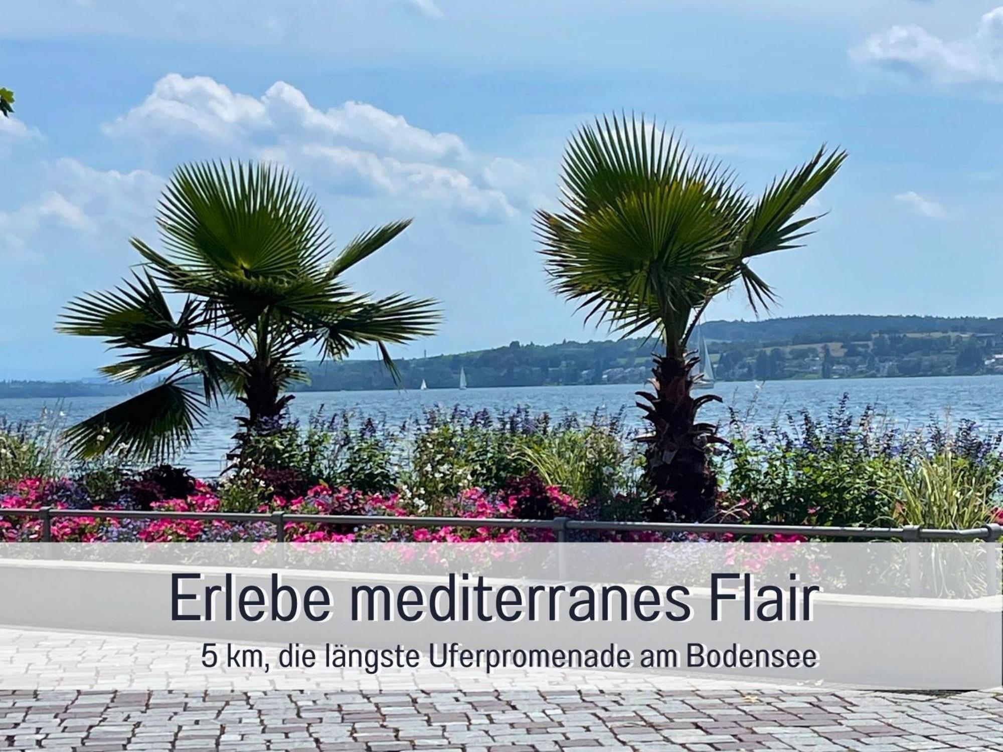 Sonnenterrasse - 3 Schlafzimmer, Whirlpool & Alpenblick - Perfekt Fuer Romantik Oder Familienurlaub Mit Kind , Hund Willkommen By Ferienwohnenamsee - Uberlingen Ngoại thất bức ảnh