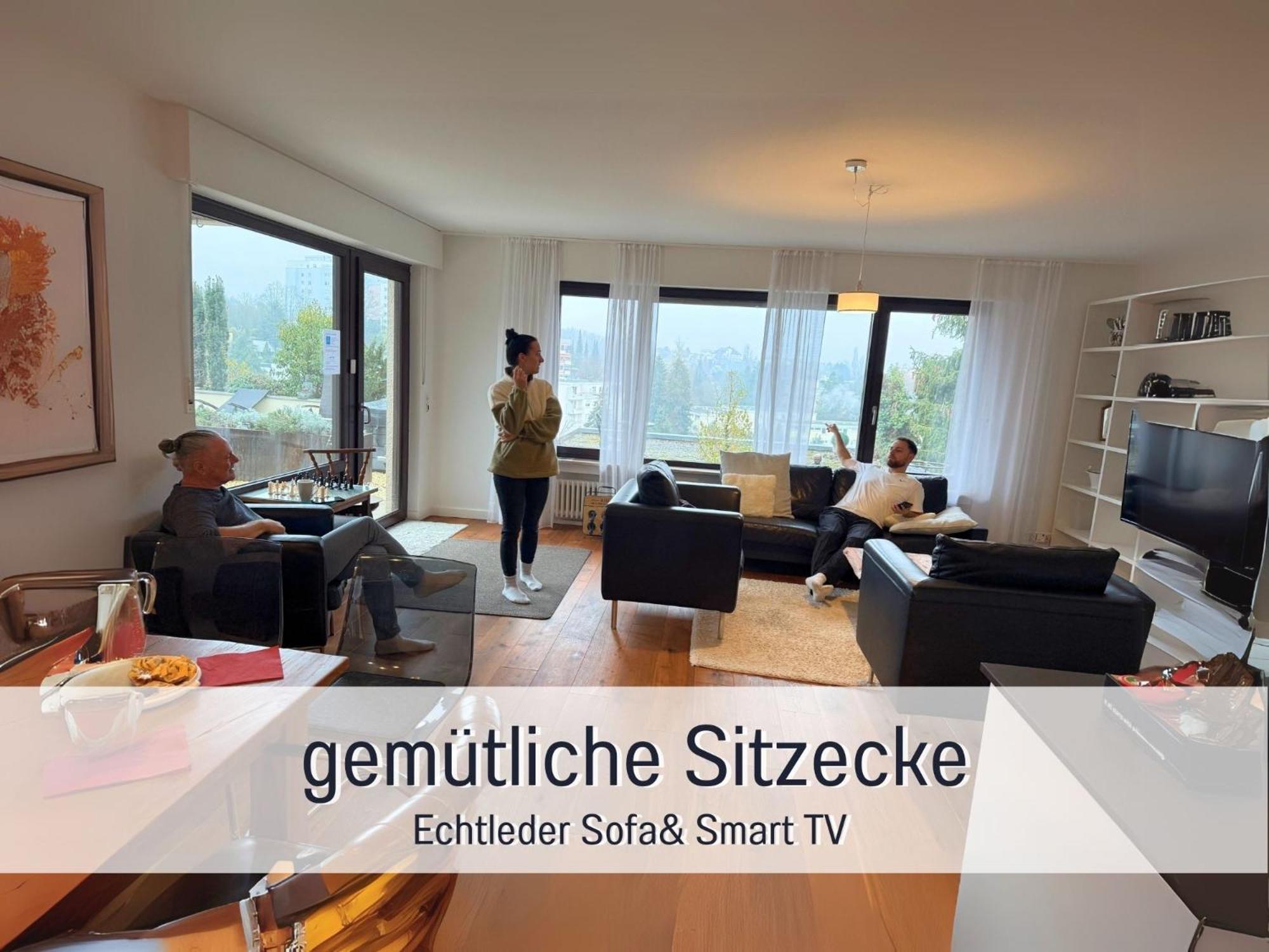 Sonnenterrasse - 3 Schlafzimmer, Whirlpool & Alpenblick - Perfekt Fuer Romantik Oder Familienurlaub Mit Kind , Hund Willkommen By Ferienwohnenamsee - Uberlingen Ngoại thất bức ảnh